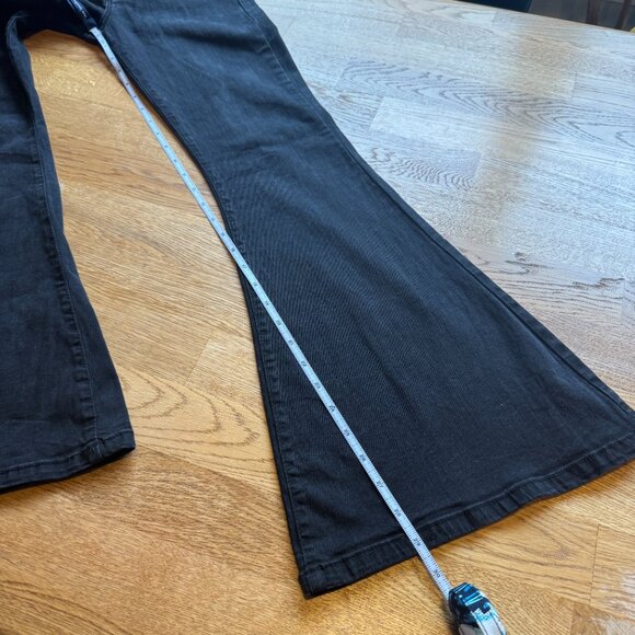 New Vintage Black Flare Jeans US Size 6 - Picture 12 of 13